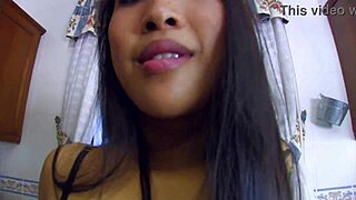 Asian Chick Gets Anal Fucked In Kitchen Quickie