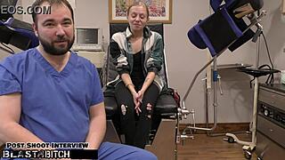 Blonde Ava Siren Gets Cum Tramp Stamp From Doctor Tampa In Florida Hospital Fetish Scene With Gloves And Deepthroat