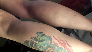 mckensie shows her soles from below in this fetish clip