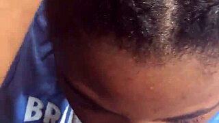 I'm out here suckin this ebony cock in the pouring rain feeling wild