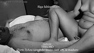 Hotwife Gives Handjob To Voyeur Friend In Cuckold Massage Scene.