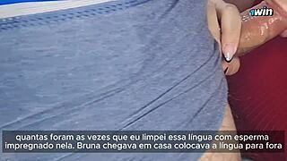 i uh feel so hot as this married housewife rides her partner and gets interrupted when someone tries to open the bedroom door