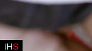 Sexy Tattooed Brunette Teen Fucked in Shaved Pussy