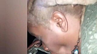 Ebony Girlfriend Cheats With Friend In Car, Giving Slutty Oral Blowjob And Sucking Cock As Amateur Teen Reality Homemade
