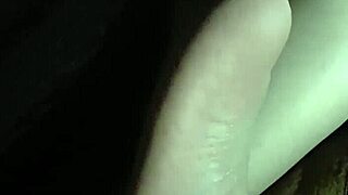 Explosive Cumshot on Girlfriend's Sexy Feet - Wife's Wild Fetish Moment!