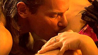 Angelina Valentine Keeps Red Fishnet Stockings On During Intense Shaved Pussy Fucking And Facial Cumshot