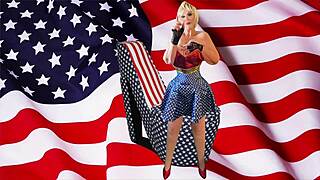 Do You Want Granny's Patriotic Dick Suck And Creampie Action?