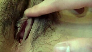 pale japanese beauty enjoys intense pov action