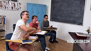 Hey, your assignment today is to join this 4some with big tits milf teacher and students 😏