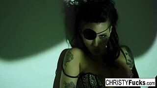Oh Wow, Hot Christy Mack the Pirate Plays with Her Amazing Ass and Tight Wet Pussy!