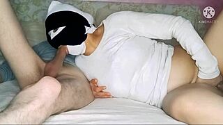 arab couple enjoys hard sex with close-up pussy riding and cum inside orgasm 😈💦