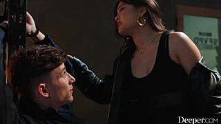 Can this ultimate baddie lulu dominate the young rookie cop deeper?