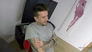 Amirah and Jemma casually team up to lick and ride a big cock in steamy threesome action