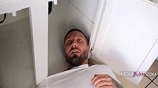 Pornstar Milf Seduces Plumber for Oral and Pussy Action