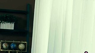 hey, why is this teen wearing a strapon for the delivery girl?