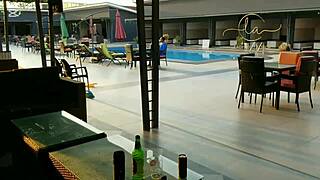 ebony sex goddess meets naija pornstar in exclusive bar fun