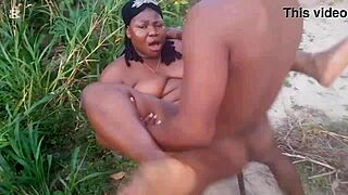 Who knew this epic heavyweight outdoor bush fuck could get even wilder in part two