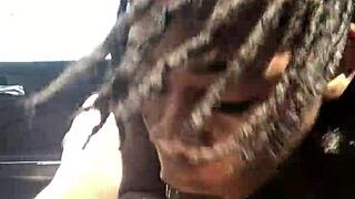 hazel grace casually sucked off a stranger's big cock in the car