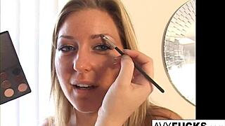 Blonde Pornstar Avy Scott Takes Hard Pounding In Car With Blowjob And Cumshot On Big Tits!