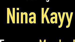 Beautiful Nina Kayy Takes His Warm Load Of Cum On Her Nice Big Tits!