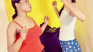 Horny Lesbian Babes Feel Intense Passion In Missionary Pussy Fucking Session