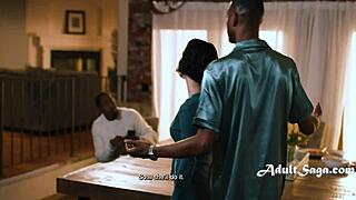 Petite escort tempts black boss into interracial threesome with monster cock in California Olive Glass Isiah Maxwell