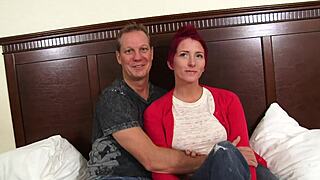 Amateur couple fucks wildly in wet pussy orgasm session