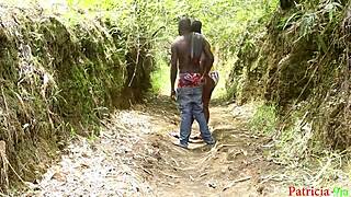 must i fuck you outdoor here since it's so open for horny ebony sex