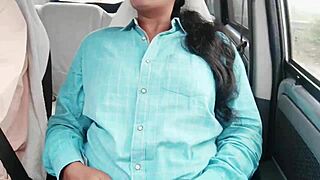 Provocative car ride adventure with long drive talks