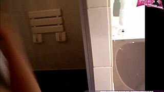 the german ebony with big natural tits played wet piss games casually