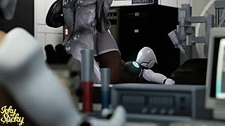Huge Ass Female Robot Gets Plowed By Hung Alien Part 1