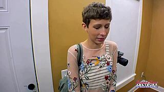 Skinny Hottie Unity Rubs Pussy Yet Sucks Hard Dick For Facial Jizz