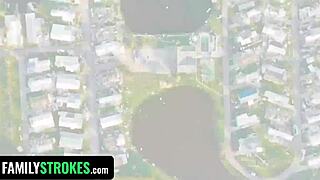 hey, check out this wild independence day parody with petite latina getting fucked in shower fun