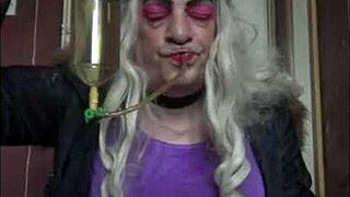 I love tasting my shy bisexual lover's pee while we film it