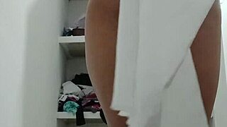 Hot teen strips naked in front of camera watched by her teacher