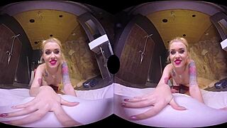 You look great in that outfit. European blonde with small tits gives footjob and blowjob for fun.