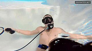 Eva Sasalka Jason Underwater Fucking!