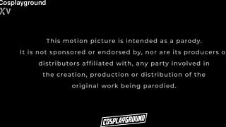 jade kush channels chun li in this wild street fighter cosplay, taking on two big cocks in a hot mmf threesome