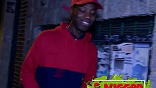 Whoa! Stunning 18-year-old beauty moans loud in passionate interracial quickie with massive cock pounding her juicy pussy and big clit till squirting orgasm!