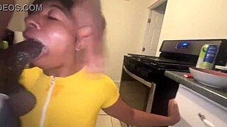 Hey dude, this hot ebony slut with big ass and curly hair deepthroats my monster cock sloppily, then assfucking in doggystyle until orgasm 😈🍑🍆