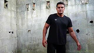 hey check this out yuri gaúcho the brazilian bear pounds his huge cock solo with massive cumload