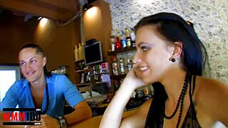 jordanne gets wild and fucks the bar owner after a flirty interview session