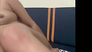 Hot Girl Strokes Pussy and Dances with Small Tits and Narrow Ass Exposed!