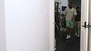 hey, check out this wild independence day parody with petite latina getting fucked in shower fun