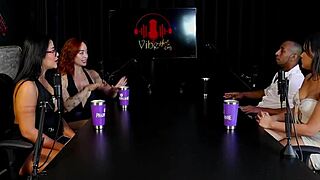 Veja a entrevista safada com Maria Bittencourt, Negro Top Oficial, Thaisa Redvelvet e Tifany Rocha no Porn Cast Brazil parte 2 on Sheer Red