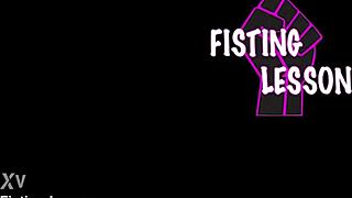 Double Anal Fisting with Big Gapes and Wrecked Ass for Syren De Mer in Fisting Lesson 27