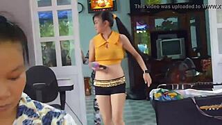 Vietnam sexy girl dancing at wedding