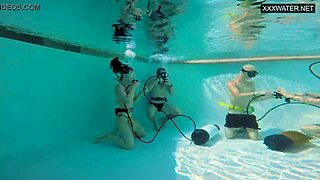 Eva Sasalka Jason Underwater Fucking!