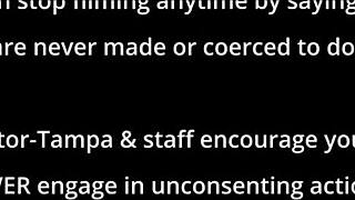 Doctor blasts my pussy with cum, moans patient Rebel Wyatt in hospital close-up fucking.