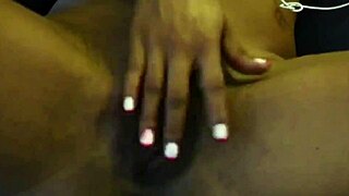 Petite slut always unleashes wild pleasure masturbating tight wet pussy right after work ends.